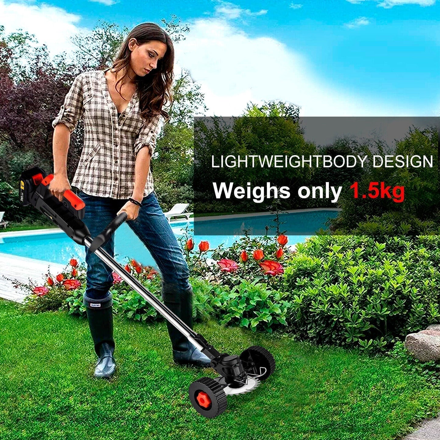 Powerful Cordless Grass Trimmer